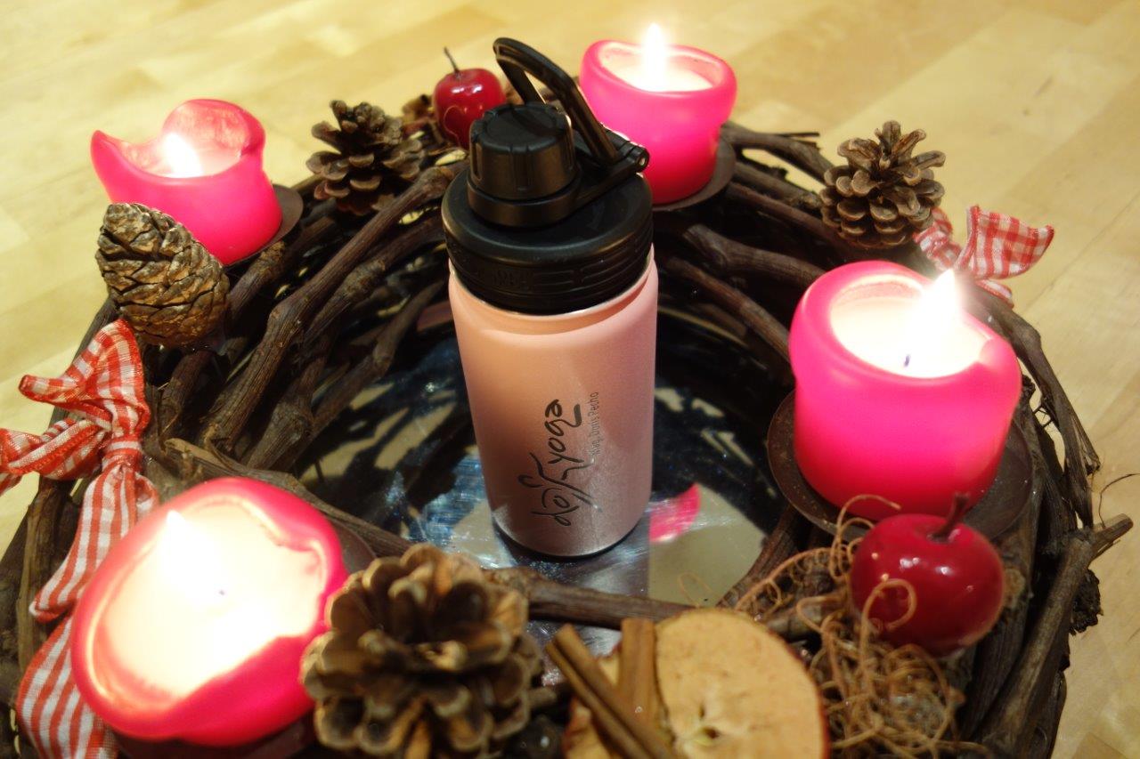 Charity Adventskranz plus Flasche